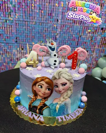 Petrecere cu tema Frozen · Anna & Elsa la Allegria Kids