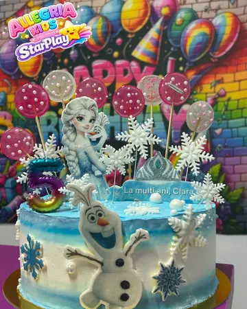 Petrecere cu tema Frozen · Olaf la Allegria Kids
