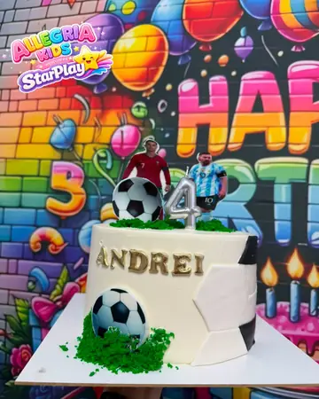Petrecere cu tema Fotbal · 4 ani la Allegria Kids