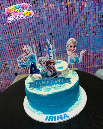 Petrecere cu tema Frozen · Elsa la Allegria Kids