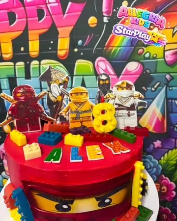 Petrecere cu tema LEGO Ninjago · 8 ani la Allegria Kids