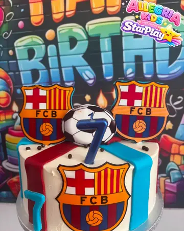 Petrecere cu tema FC Barcelona · 7 ani la Allegria Kids